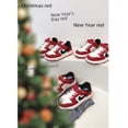 thumbnail image 3 of Zapatos de tablero de color rojo populares para principios de primavera, zapatillas de deporte para niños y niñas, zapatos de baile callejero informales, 3 of 6