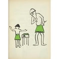 thumbnail image 2 of Fred Ketchum 11x14 Gold Ornate Wood Frame and Double Matted Museum Art Print Titled - Stick-In-The-Mud; a Tale of a Village, a Custom, and a Little Boy Pl14 (1953), 2 of 4
