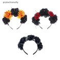 thumbnail image 3 of protectionufly Día De Halloween De Los Muertos Flor De Rosa Artificial Cuentas De Pelo De Araña IUP, 3 of 4