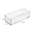 thumbnail image 1 of Cotton Swab Organizer Acrylic Material Dustproof Cosmetic Storage Box With Lid Makeup Holder Cotton Pad Container, 1 of 5