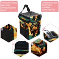 thumbnail image 2 of Dog Retro Foldable Car Trash Can with Lid, Leak-Proof, and Hanging Storage Bag - Car Trash Bin, Trash Can for Car, Car Garbage Can, 2 of 6