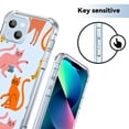 thumbnail image 4 of Naughty CatsClear Case for iPhone 13 Mini,Transparent Soft TPU Bumper Full Cover Case, 4 of 5