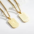 thumbnail image 5 of APSVO Gold Dog Tag Cross Necklaces for Men Boys American Flag Pendant Chain Catholic Christian Religious Birthday First Communion Graduation Fathers Day Jewelry Gifts Teen Son Dad Kids Age Ideas, 5 of 7