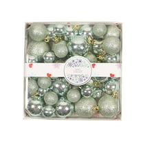 44 Pack Christmas Tree Ornaments - Glittering Shatterproof Hanging Balls for Holiday, Wedding & Party Decor, 44ct Plated Ball Ornaments Set for Festive Decorations
