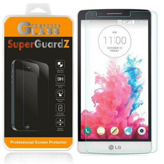 [2-Pack] For LG G3 - SuperGuardZ Tempered Glass Screen Protector, 9H, Anti-Scratch, Anti-Bubble, Anti-Fingerprint