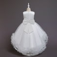 thumbnail image 6 of GYRATEDREAM Princess Girls Dress for Wedding Birthday Party with Train Size 3-10 Years, 6 of 11