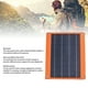 thumbnail image 3 of Panel Solar, Ahorro De Energía USB A USB C Salidas Panel Solar De Silicio Monocristalino De Alta Eficiencia Para Exteriores, 3 of 7