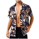 thumbnail image 1 of Hawaiian Shirt For Men, Men's Vintage Button Down Bowling Shirts Short Sleeve Summer Beach Shirt4XL, 1 of 5