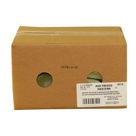 Calavo Western Avo Fresco Guacamole, 3 Pound 4 per case.