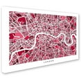 thumbnail image 2 of Trademark Fine Art "London England Street Map 4" Canvas Art by Michael Tompsett, 2 of 3