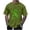 Army Green, variant on St. Patrick's Day Workout Shirts for Men Short Sleeve Clover Frog Print Graphic Tees Comfy Loose Crewneck T-Shirts Summer Fashion Holiday Party Shirt Orange XL