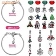 thumbnail image 3 of DIY Charm Jewelry Bracelet Making Kit Christmas Advent Calendar Christmas Themed for Girls Christmas Gift Box New Year Navidad (3), 3 of 7