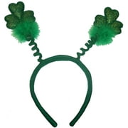 St. Patrick Day Green Leprechaun Headband With Shamrocks Shamrock Accessory