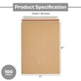 thumbnail image 3 of MMBM Kraft Rigid Mailers 6" x 8" Durable rigid Mailer for Flat Artwork, Images and Sheets 100 Pieces, 3 of 5