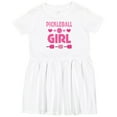 thumbnail image 3 of Inktastic Pickleball Girl Girls Toddler Dress, 3 of 5
