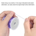 thumbnail image 5 of Uxcell Elastic Cord DIY Making Stretchy String Craft Wire, Light Purple, 2 Rolls, 5 of 6