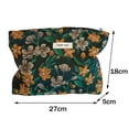 thumbnail image 3 of Bolsa de cosméticos vintage para mujer de lavado floral multifunción para acampar (estilo 1) Likrtyny Para Estrenar, 3 of 8