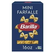 Barilla Classic Non-GMO, Kosher Certified Mini Farfalle Pasta, 16 oz