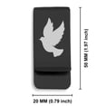 thumbnail image 2 of Stainless Steel Religious Dove Classic Slim Money Clip Credit Card Holder, 2 of 2