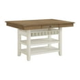 thumbnail image 3 of Picket House Furnishings Marlow 5PC Counter Dining Set - Walnut & Antique White, 3 of 16
