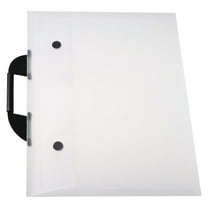 BESTOYARD Waterproof Transparent Art Portfolio Storage Bag Practical Folder for Artworks and Files