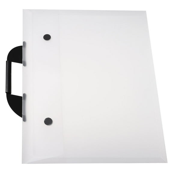 BESTOYARD Waterproof Transparent Art Portfolio Storage Bag Practical Folder for Artworks and Files