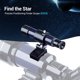 thumbnail image 5 of Telescopio con Apertura de 70 Mm Telescopio para Adultos con Clip para Teléfono Bolsa de Transporte Telescopio Portátil de Astronomía Refractor para Observar la Luna Fácil de Montar, Azul, 5 of 13