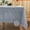 Light Blue, variant on Cterwk Linen Tablecloths Rectangle Waterproof Table Cloths Washable Table Cover for Dining, Wedding, 23 x 23 inch