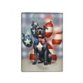 thumbnail image 2 of Patriotic Pitbull 4th of July Independence Paws Travel Passport Wallet Terrier Dog Lover PU Leather Passport Holder Cover - 02010, 2 of 5