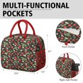 thumbnail image 6 of Lunch Bag Lunch Box for Women Reusable Insulated Lunch Bags,Water-Resistant Fruits Strawberry Pattern Cooler Lunch Tote Bag, Large Capacity for Work Travel Picnic, 6 of 6