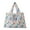 F, variant on Reusable Foldable Shopping Tote Bag with Zipper Pouch Lightweight Ripstop Nylon Grocery Bag for Women Travel Beach Shopping Large Capacity