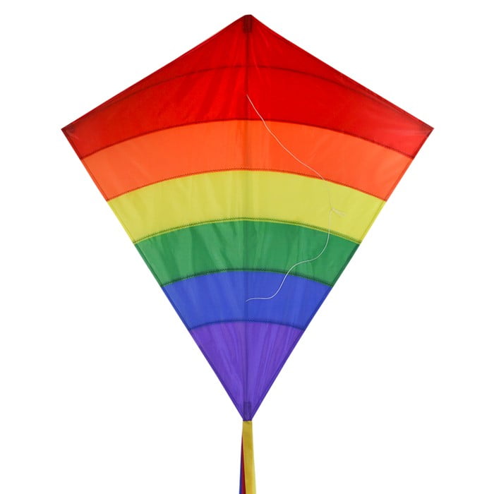 In the Breeze Rainbow Spectrum Arch 39 Inch Diamond Kite Great