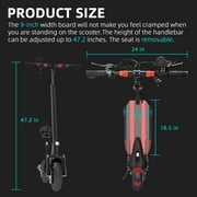 JUEXING Electric Scooter with Seat, 1200W Motor Up to 35 mph and 35 Miles Range, Folding Adult E Scooter Urban Commuter
