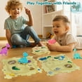 thumbnail image 4 of KEINXS Puzzle Racer Kids Car Track Set With 2 Dino Cars  Funny Car Tracks, 4 of 5