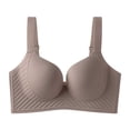 thumbnail image 1 of Lenpel Wireless Bras for Women Seamless Soft Full Coverage Supportive Lift Push up Bras Soft Comfortable Everyday Bralettes, 1 of 6