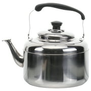 1Pc Stainless Steel Thicken Whistle Teakettle Home Water Boiling Kettle Silver