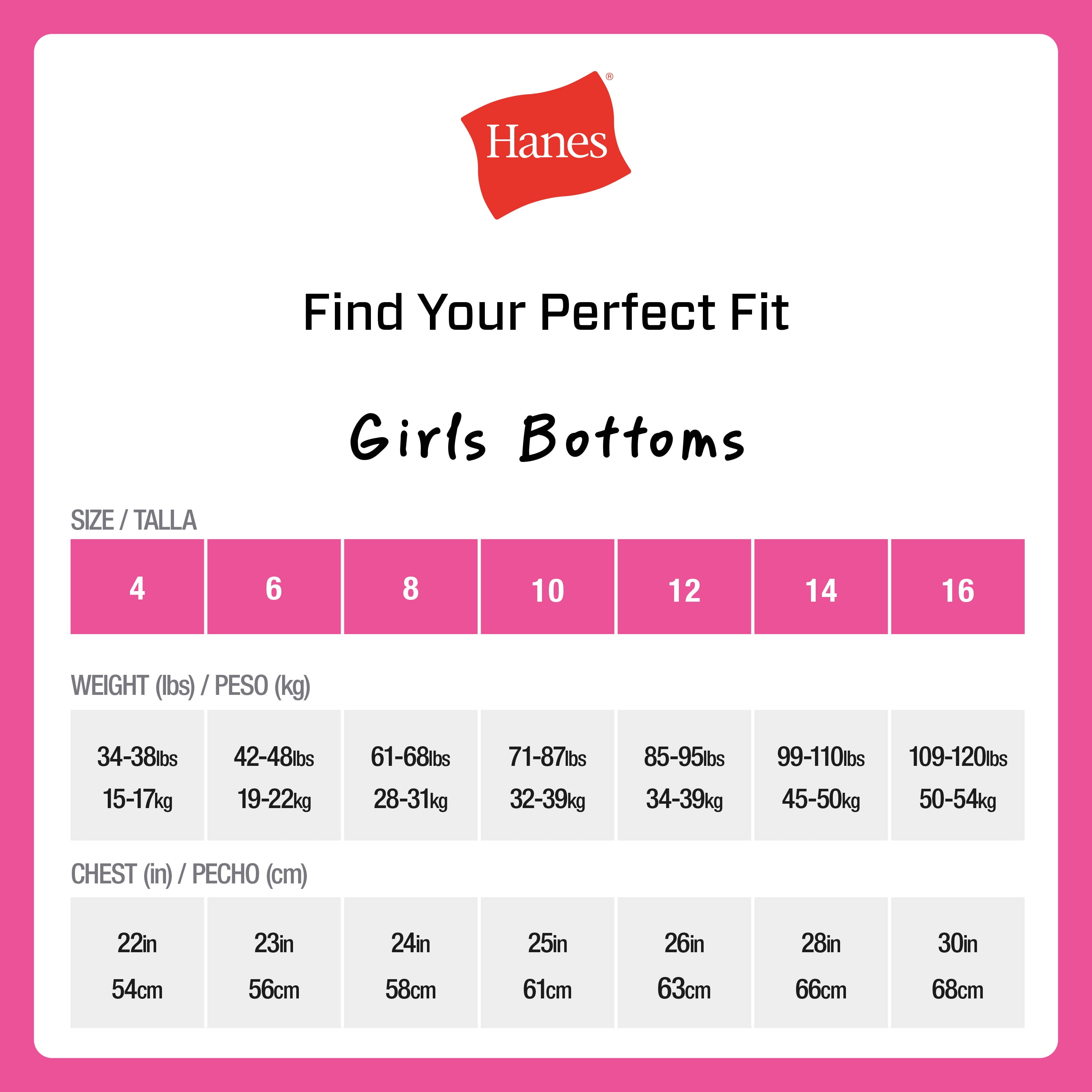 Hanes Girls' Pure Comfort Microfiber Hipster, 5+1 Bonus Pack