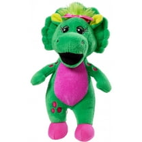 Barney Buddies Baby Bop: Soft Cuddle Pals Green & Pink Plush Stuffed ...