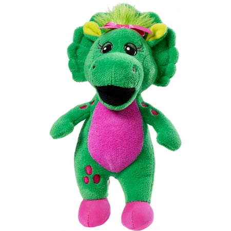 Barney Buddies Baby Bop Green & Pink Plush Dinosaur