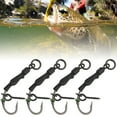 thumbnail image 5 of 8 piezas Ronnie Rigs púas giratorias carpa pesca gancho pescado kit accesorios negro 8 # púas, 5 of 5