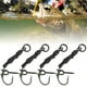 thumbnail image 5 of 8 piezas Ronnie Rigs púas giratorias carpa pesca gancho pescado kit accesorios negro 8 # púas, 5 of 5