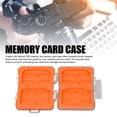 thumbnail image 3 of Étui pour Cartes Mémoire, Matériau Eau, ABS et TPE, Design Compact, pour 4 Types B 4 Type A 4 Stockages 12 Cartes Mémoire 5 Cartes SIM, Multifonctionnel, Facile à, 3 of 7