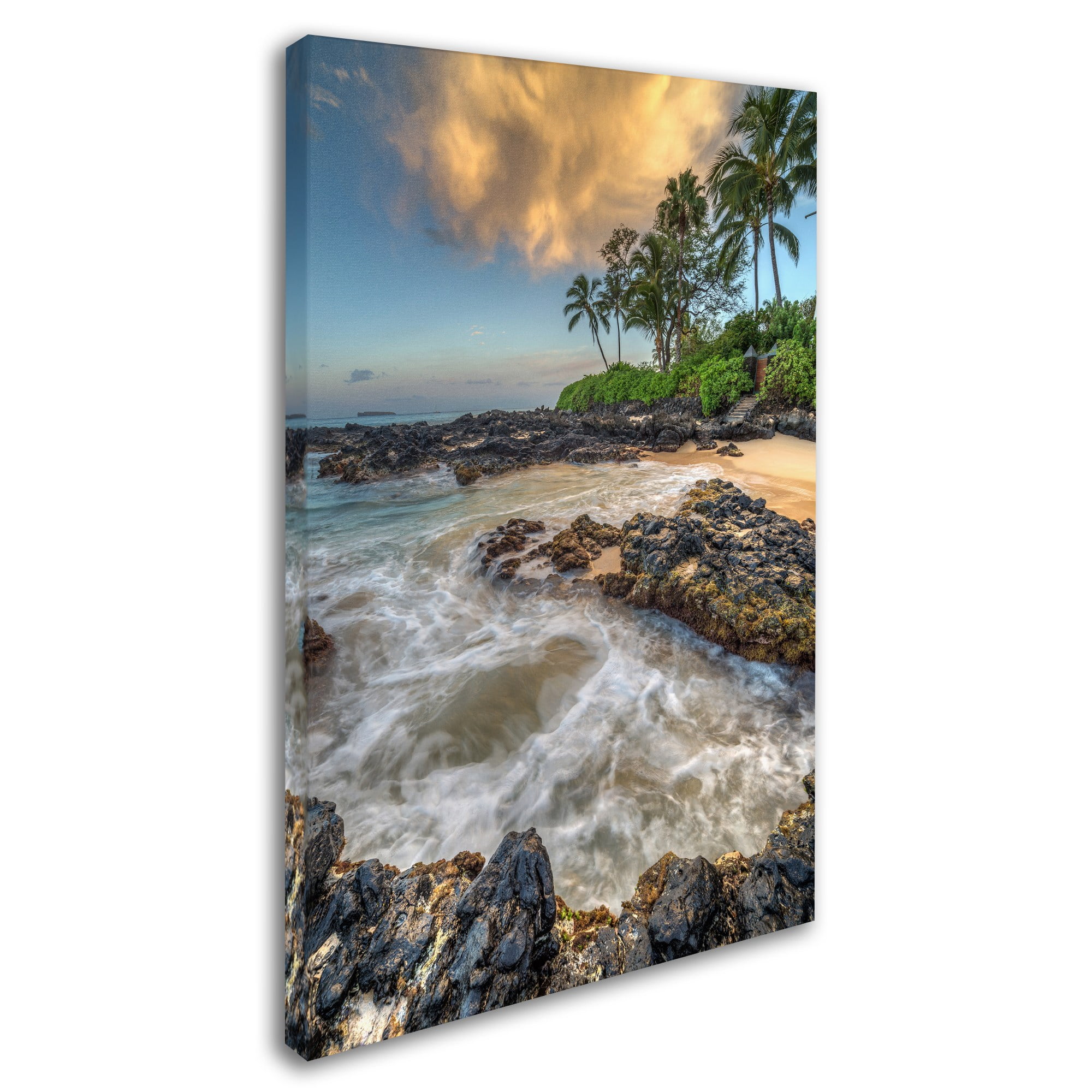 Trademark Fine Art 'Makena Sunrise' Canvas Art by Pierre Leclerc