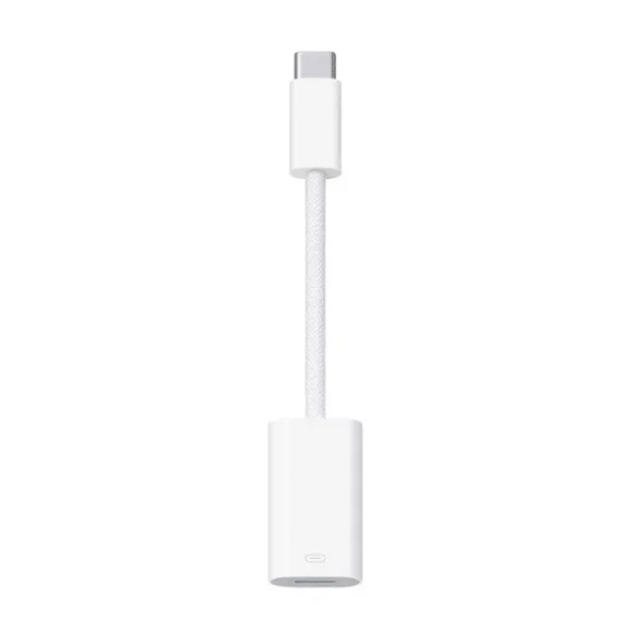 Open Box Apple MUQX3AM/A USB-C to Lightning Adapter, White