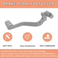 thumbnail image 3 of Motorcycle Brake Pedal Foot Lever Replacement for Yamaha MT03 MT 03 2020-2024 YZF R3 2015-2025 Rear Brake Lever (Sliver), 3 of 6