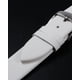thumbnail image 2 of Genuino Cuero Correa 16mm Ancho, Liso Plano Cuero Reloj Correa para Hombre y Mujer, Blanco, 2 of 7