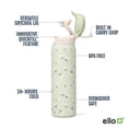 thumbnail image 3 of Ello Flip & Fill 22oz Stainless Steel Water Bottle - Green Daisies, 3 of 7