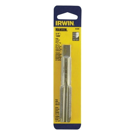 0.875' Tap - Irwin Hanson High Carbon Steel SAE Fraction Tap NF 3/4 in.-16NF 1 pc.