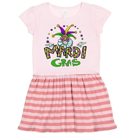 

Inktastic Mardi Gras jester Gift Toddler Girl Dress