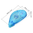 thumbnail image 3 of Uxcell Double-Sided Tape Roller Runner Permanent Adhesive  Blue 26ft, 3 of 6